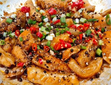 Món ngon bổ dưỡng từ lườn cá hồi