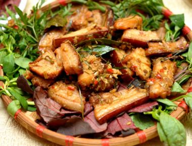 Bổ dưỡng với món thịt heo rừng xào lăn